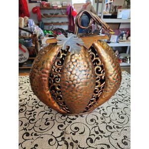 Metal Pumpkin Decor